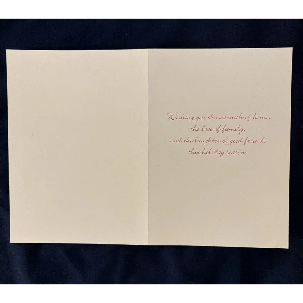 Seasons Greetings Card with White Envelope | Polar Bear design | By Amnesty Intl